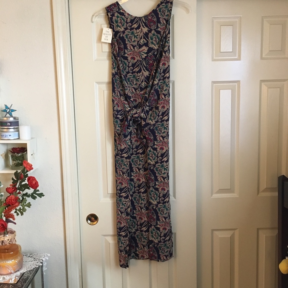 Vintage NWT Moda Intl Floral Maxi Dress Size Small